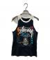 stussy（ステューシー）の古着「World Tour Tank Top（ワールドツアータンクトップ）」｜ブラック