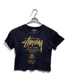 stussy（ステューシー）の古着「World Tour Tee（ワールドツアーティー）」｜ブラック