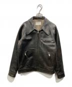 SUGARHILLシュガーヒル）の古着「OIL HORSE SINGLE RIDERS JACKET」｜ブラウン