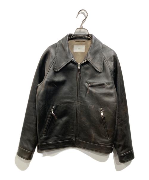 SUGARHILL（シュガーヒル）SUGARHILL (シュガーヒル) OIL HORSE SINGLE RIDERS JACKET ブラウン サイズ:2の古着・服飾アイテム