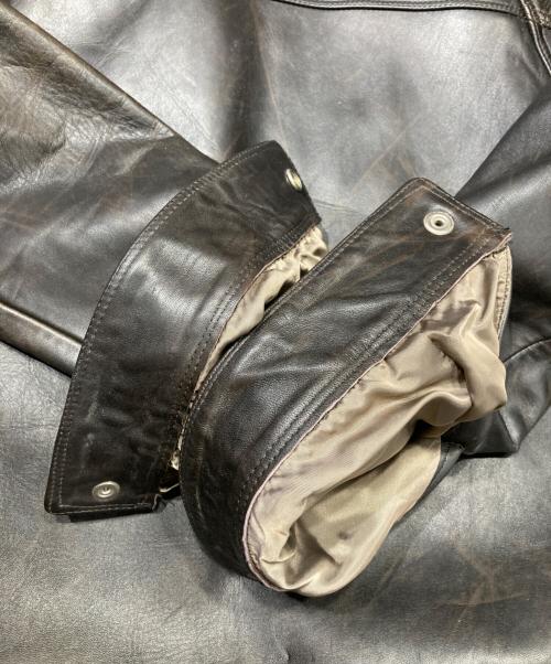 SUGARHILL（シュガーヒル）SUGARHILL (シュガーヒル) OIL HORSE SINGLE RIDERS JACKET ブラウン サイズ:2の古着・服飾アイテム