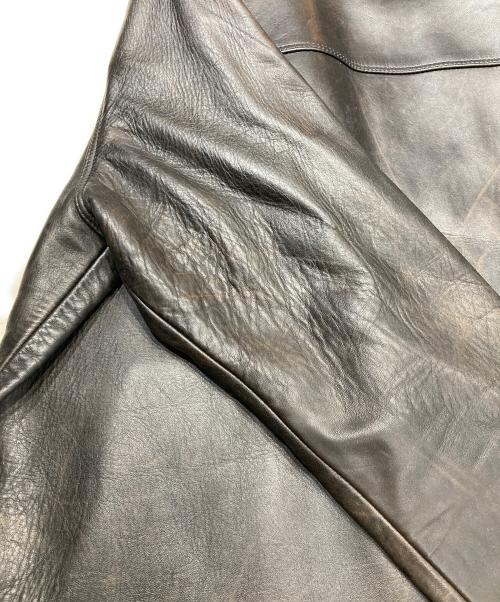SUGARHILL（シュガーヒル）SUGARHILL (シュガーヒル) OIL HORSE SINGLE RIDERS JACKET ブラウン サイズ:2の古着・服飾アイテム