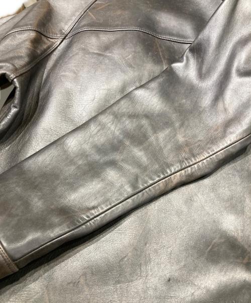 SUGARHILL（シュガーヒル）SUGARHILL (シュガーヒル) OIL HORSE SINGLE RIDERS JACKET ブラウン サイズ:2の古着・服飾アイテム