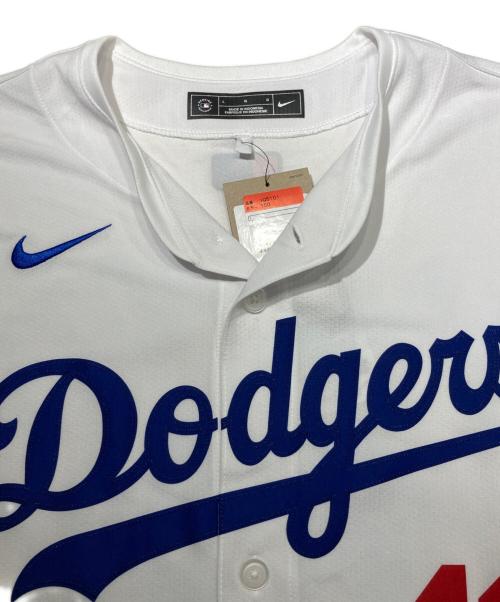 NIKE（ナイキ）NIKE (ナイキ) MLB (エムエルビー) ドジャース リミテッド レプリカユニフォーム ホワイト サイズ:Lの古着・服飾アイテム