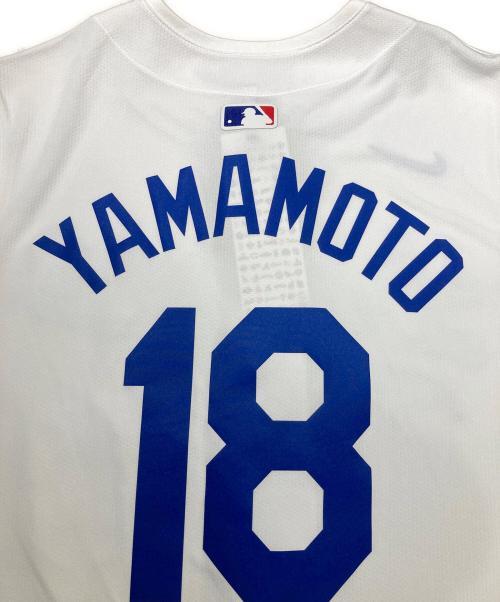 NIKE（ナイキ）NIKE (ナイキ) MLB (エムエルビー) ドジャース リミテッド レプリカユニフォーム ホワイト サイズ:Lの古着・服飾アイテム