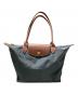 LONGCHAMP（ロンシャン）の古着「Le Pliage トートバッグ」｜グレー