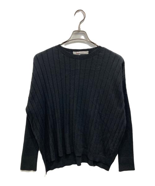 naocono（ナオコノ）naocono (ナオコノ) K43 コットンカシミアプルオーバー ブラック サイズ:SIZE Freeの古着・服飾アイテム