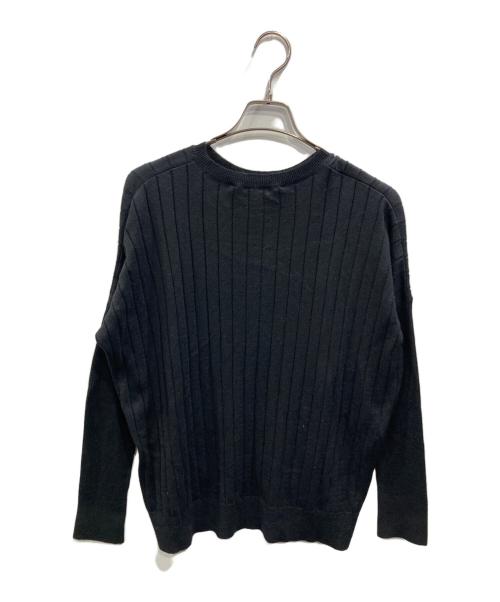 naocono（ナオコノ）naocono (ナオコノ) K43 コットンカシミアプルオーバー ブラック サイズ:SIZE Freeの古着・服飾アイテム