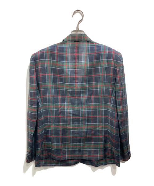 DAKS（ダックス）DAKS (ダックス) タータンチェック シアージャケット グリーン サイズ:11ARの古着・服飾アイテム