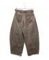 UNGRID (アングリッド) コクーンチノパンツ ブラウン サイズ:M：4000円