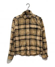 Patagonia（パタゴニア）の古着「ライトウェイト フィヨルド フランネル シャツ」｜ベージュ