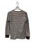 RRL (ダブルアールエル) 三ツ星タグ ボーダーサーマルカットソー グレー サイズ:SIZE S：13000円