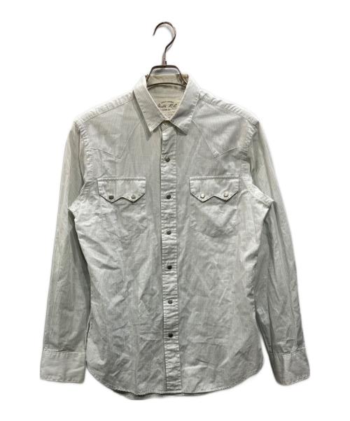 RRL（ダブルアールエル）RRL (ダブルアールエル) ウエスタンシャツ スカイブルー サイズ:Sの古着・服飾アイテム