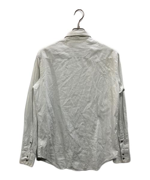 RRL（ダブルアールエル）RRL (ダブルアールエル) ウエスタンシャツ スカイブルー サイズ:Sの古着・服飾アイテム