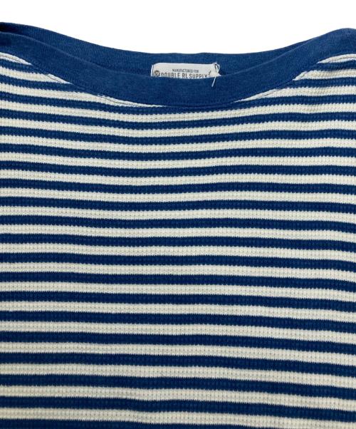 RRL（ダブルアールエル）RRL (ダブルアールエル) ボートネックカットソー ブルー サイズ:Sの古着・服飾アイテム
