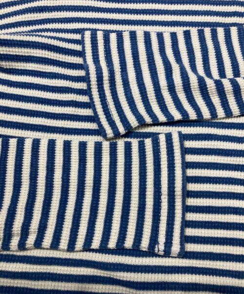 RRL（ダブルアールエル）RRL (ダブルアールエル) ボートネックカットソー ブルー サイズ:Sの古着・服飾アイテム