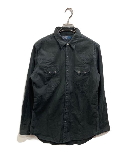 POLO RALPH LAUREN（ポロ・ラルフローレン）POLO RALPH LAUREN (ポロ・ラルフローレン) ウエスタンシャツ ブラック サイズ:SIZE Mの古着・服飾アイテム