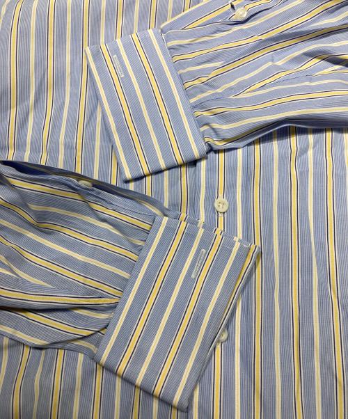 POLO RALPH LAUREN（ポロ・ラルフローレン）POLO RALPH LAUREN (ポロ・ラルフローレン) ストライプシャツ ブルー サイズ:39-82の古着・服飾アイテム