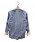RALPH LAUREN PURPLE LABEL (ラルフ ローレン パープル レーベル) ストライプシャツ ブルー サイズ:15－32：6000円