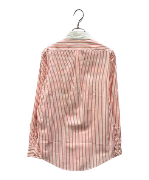 RALPH LAUREN（ラルフローレン）RALPH LAUREN (ラルフローレン) ストライプシャツ オレンジ サイズ:Mの古着・服飾アイテム