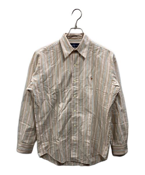 RALPH LAUREN（ラルフローレン）RALPH LAUREN (ラルフローレン) ボタンダウンシャツ ベージュ サイズ:SIZE Mの古着・服飾アイテム