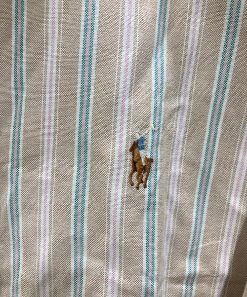 RALPH LAUREN（ラルフローレン）RALPH LAUREN (ラルフローレン) ボタンダウンシャツ ベージュ サイズ:SIZE Mの古着・服飾アイテム
