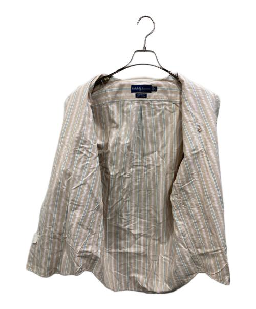 RALPH LAUREN（ラルフローレン）RALPH LAUREN (ラルフローレン) ボタンダウンシャツ ベージュ サイズ:SIZE Mの古着・服飾アイテム