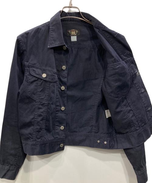 RRL（ダブルアールエル）RRL (ダブルアールエル) Lot 001 コットントラッカージャケット ネイビー サイズ:Sの古着・服飾アイテム