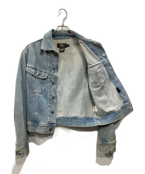 RRL（ダブルアールエル）RRL (ダブルアールエル) 三ツ星タグ デニムトラッカージャケット スカイブルー サイズ:Sの古着・服飾アイテム