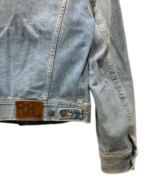 RRL（ダブルアールエル）RRL (ダブルアールエル) 三ツ星タグ デニムトラッカージャケット スカイブルー サイズ:Sの古着・服飾アイテム
