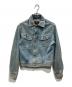 RRL（ダブルアールエル）の古着「三ツ星タグ デニムトラッカージャケット」｜スカイブルー