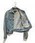 中古・古着 RRL (ダブルアールエル) 三ツ星タグ デニムトラッカージャケット スカイブルー サイズ:S：30000円