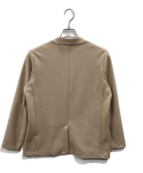 THE SUIT COMPANY SHE（ザスーツカンパニーシー）THE SUIT COMPANY SHE (ザスーツカンパニーシー) ウォッシャブル ジョーゼットストレッチ セットアップ ベージュ サイズ:38/36の古着・服飾アイテム