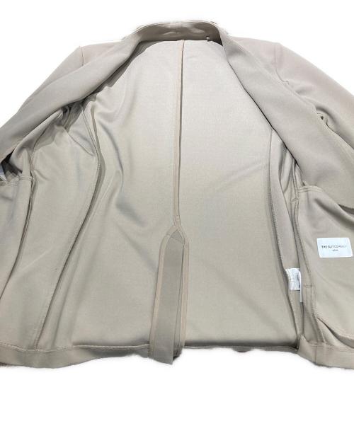 THE SUIT COMPANY SHE（ザスーツカンパニーシー）THE SUIT COMPANY SHE (ザスーツカンパニーシー) ウォッシャブル ジョーゼットストレッチ セットアップ ベージュ サイズ:38/36の古着・服飾アイテム