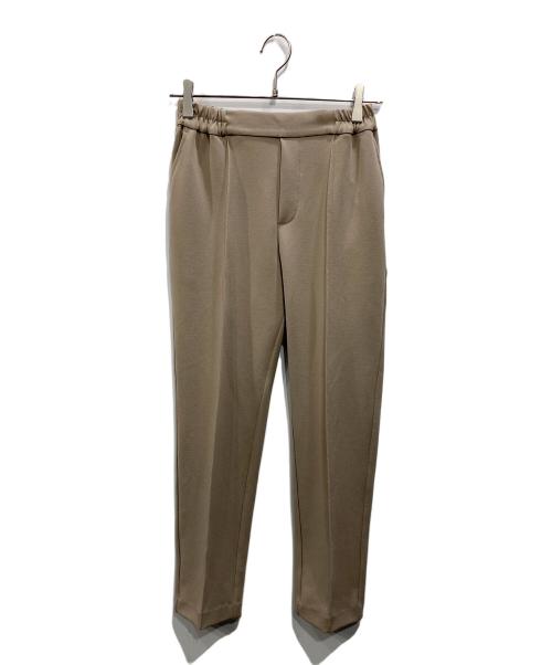 THE SUIT COMPANY SHE（ザスーツカンパニーシー）THE SUIT COMPANY SHE (ザスーツカンパニーシー) ウォッシャブル ジョーゼットストレッチ セットアップ ベージュ サイズ:38/36の古着・服飾アイテム