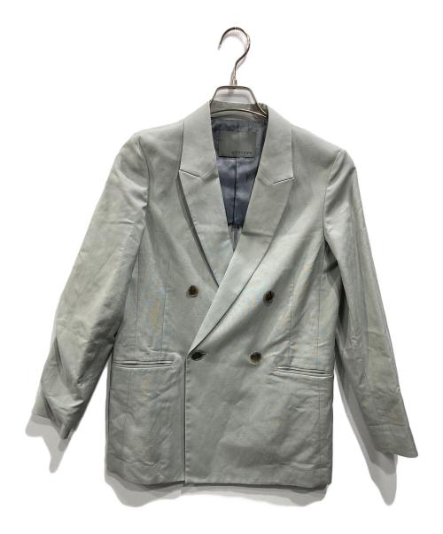 uncrave（アンクレイヴ）uncrave (アンクレイヴ) クリスピーリネン 3ピース セットアップ グリーン サイズ: ジャケット0サイズ ジレ1サイズパンツ1サイズの古着・服飾アイテム