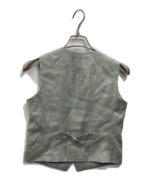 uncrave（アンクレイヴ）uncrave (アンクレイヴ) クリスピーリネン 3ピース セットアップ グリーン サイズ: ジャケット0サイズ ジレ1サイズパンツ1サイズの古着・服飾アイテム