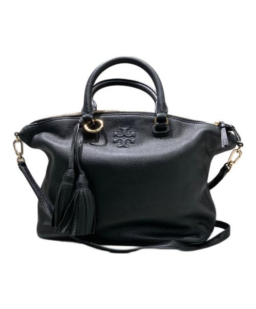 TORY BURCH（トリーバーチ）TORY BURCH (トリーバーチ) Thea Medium Slouchy Satchel ブラックの古着・服飾アイテム