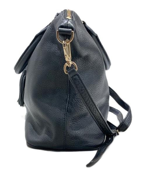 TORY BURCH（トリーバーチ）TORY BURCH (トリーバーチ) Thea Medium Slouchy Satchel ブラックの古着・服飾アイテム