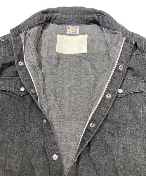 DENIME（ドゥニーム）DENIME (ドゥニーム) wjk. 別注 ブラックデニム ウエスタンシャツ ブラック サイズ:Sの古着・服飾アイテム