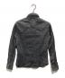 DENIME (ドゥニーム) wjk. 別注 ブラックデニム ウエスタンシャツ ブラック サイズ:S：5000円