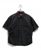 SUPREMEシュプリーム）の古着「24SS LOOSE FIT S/S DENIM PAINTER SHIRT」｜ブラック