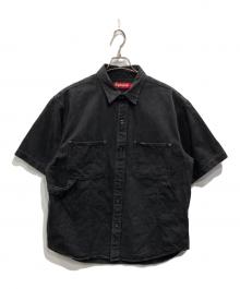 SUPREME（シュプリーム）の古着「24SS LOOSE FIT S/S DENIM PAINTER SHIRT」｜ブラック