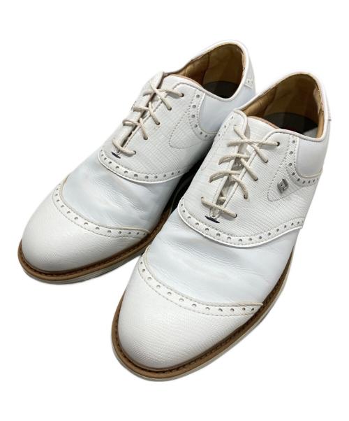 FOOT-JOY（フットジョイ）FOOT-JOY (フットジョイ) ドライジョイズ プレミア ウィルコックス ホワイト サイズ:27㎝の古着・服飾アイテム