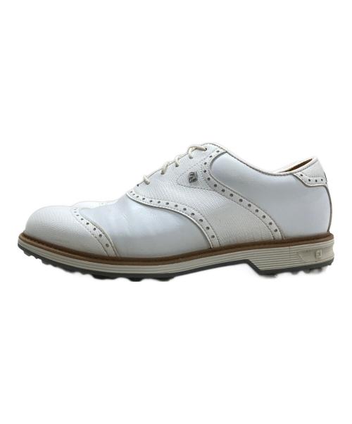 FOOT-JOY（フットジョイ）FOOT-JOY (フットジョイ) ドライジョイズ プレミア ウィルコックス ホワイト サイズ:27㎝の古着・服飾アイテム