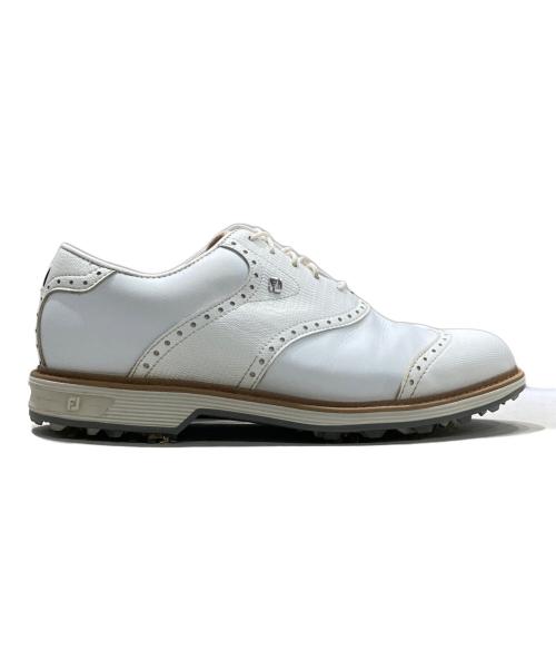 FOOT-JOY（フットジョイ）FOOT-JOY (フットジョイ) ドライジョイズ プレミア ウィルコックス ホワイト サイズ:27㎝の古着・服飾アイテム