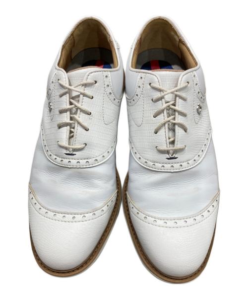 FOOT-JOY（フットジョイ）FOOT-JOY (フットジョイ) ドライジョイズ プレミア ウィルコックス ホワイト サイズ:27㎝の古着・服飾アイテム