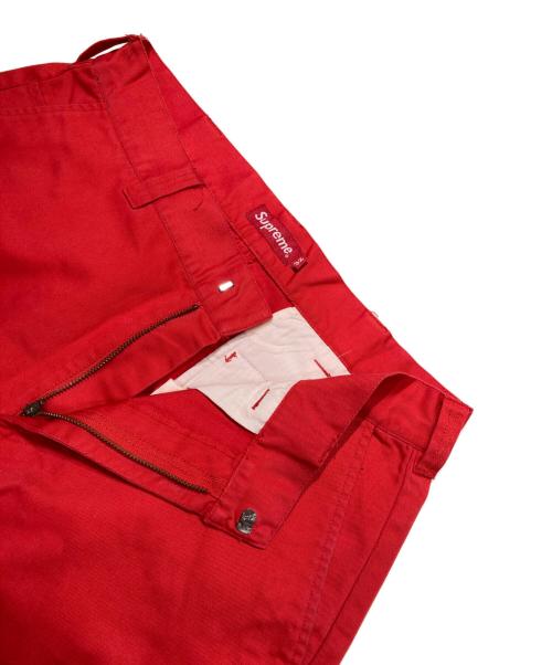 SUPREME（シュプリーム）Supreme (シュプリーム) Work Pant レッド サイズ:32の古着・服飾アイテム