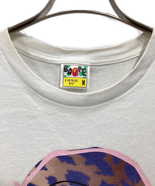 A BATHING APE（アベイシングエイプ）A BATHING APE (アベイシングエイプ) Ape Ghost Tee(エイプ ゴースト ティー） ホワイト サイズ:Mの古着・服飾アイテム