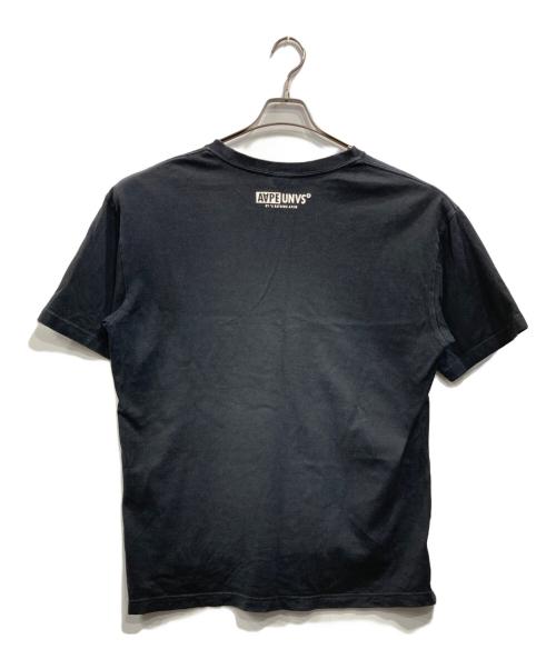 Aape BY A BATHING APE（エーエイプ バイ アベイシングエイプ）AAPE BY A BATHING APE (エーエイプ バイ アベイシングエイプ) ラバーロゴパッチTシャツ ブラック サイズ:Lの古着・服飾アイテム